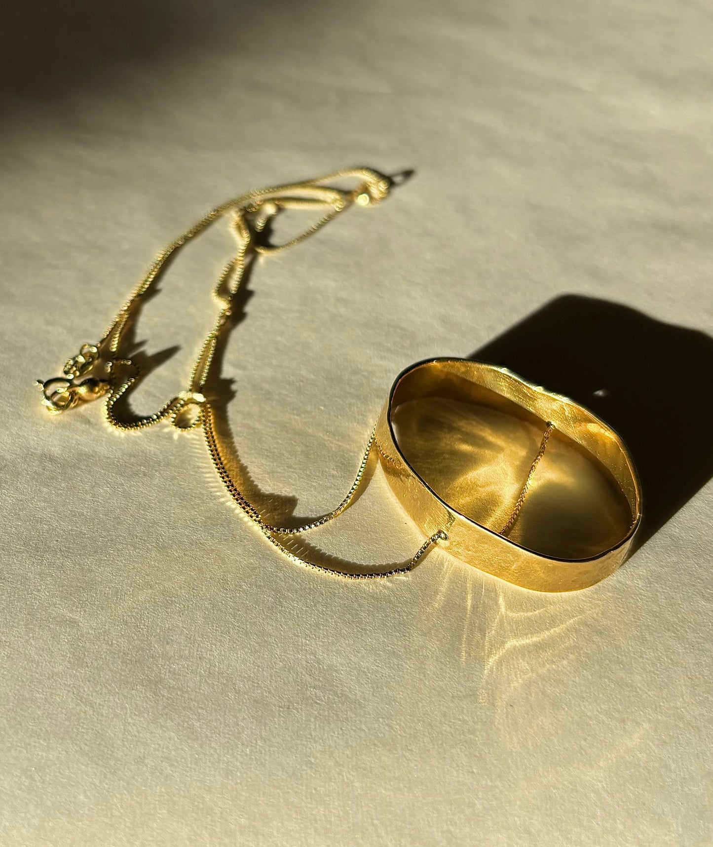 POOL OF GOLD NECKLACE