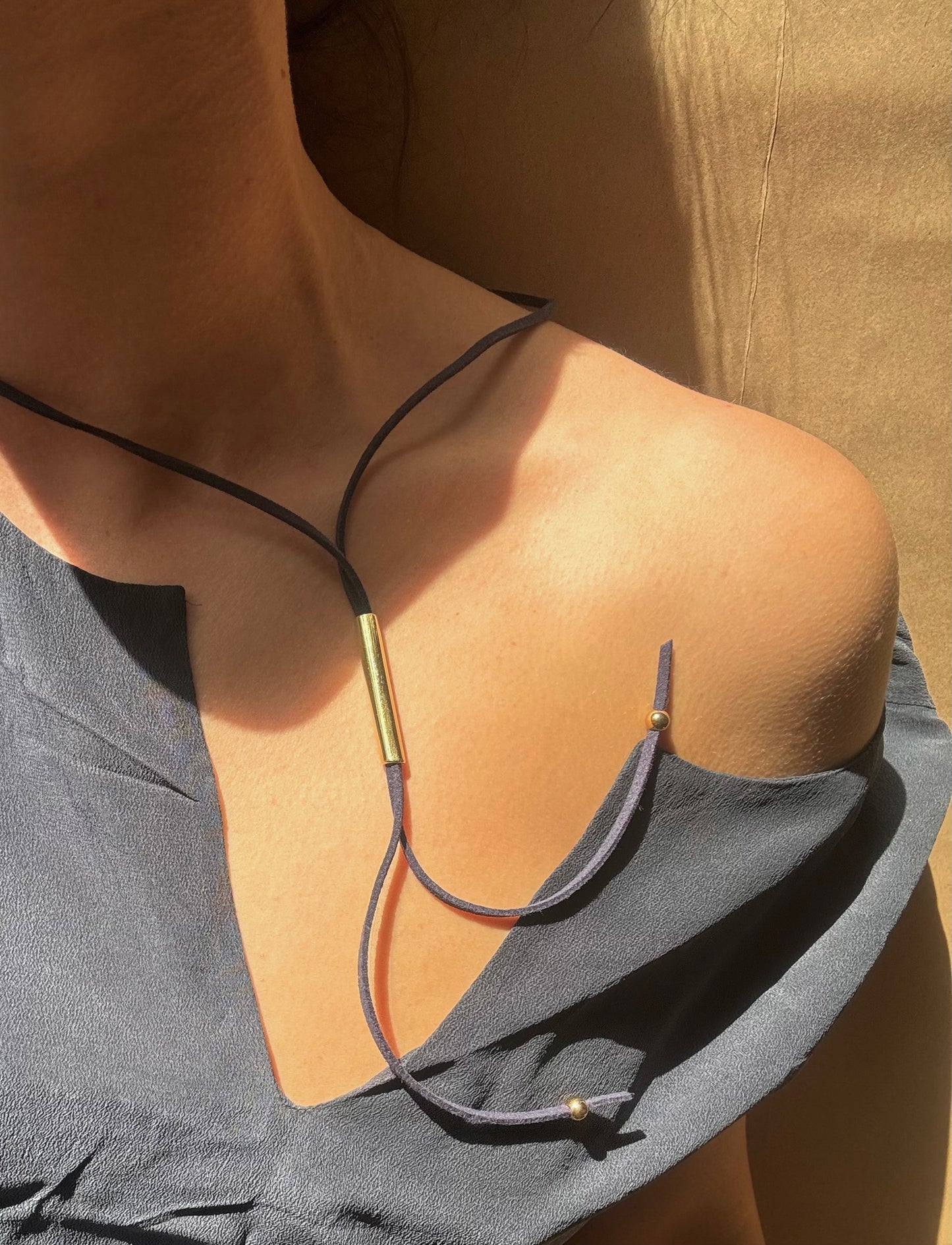 SUEDE LASSO NECKLACE